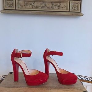 Christian Louboutin suede platform